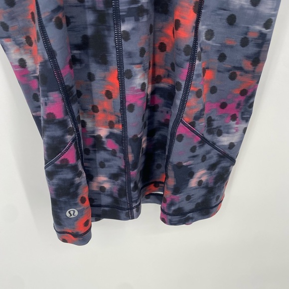 Lululemon Kanto Catch Me Tank Top Windy Blooms Regal Plum Multi / Black Size 6 - Picture 7 of 10